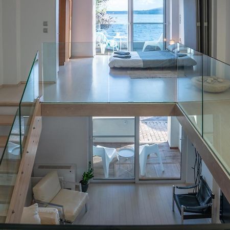 Seaside Maisonette In Itéa Kültér fotó