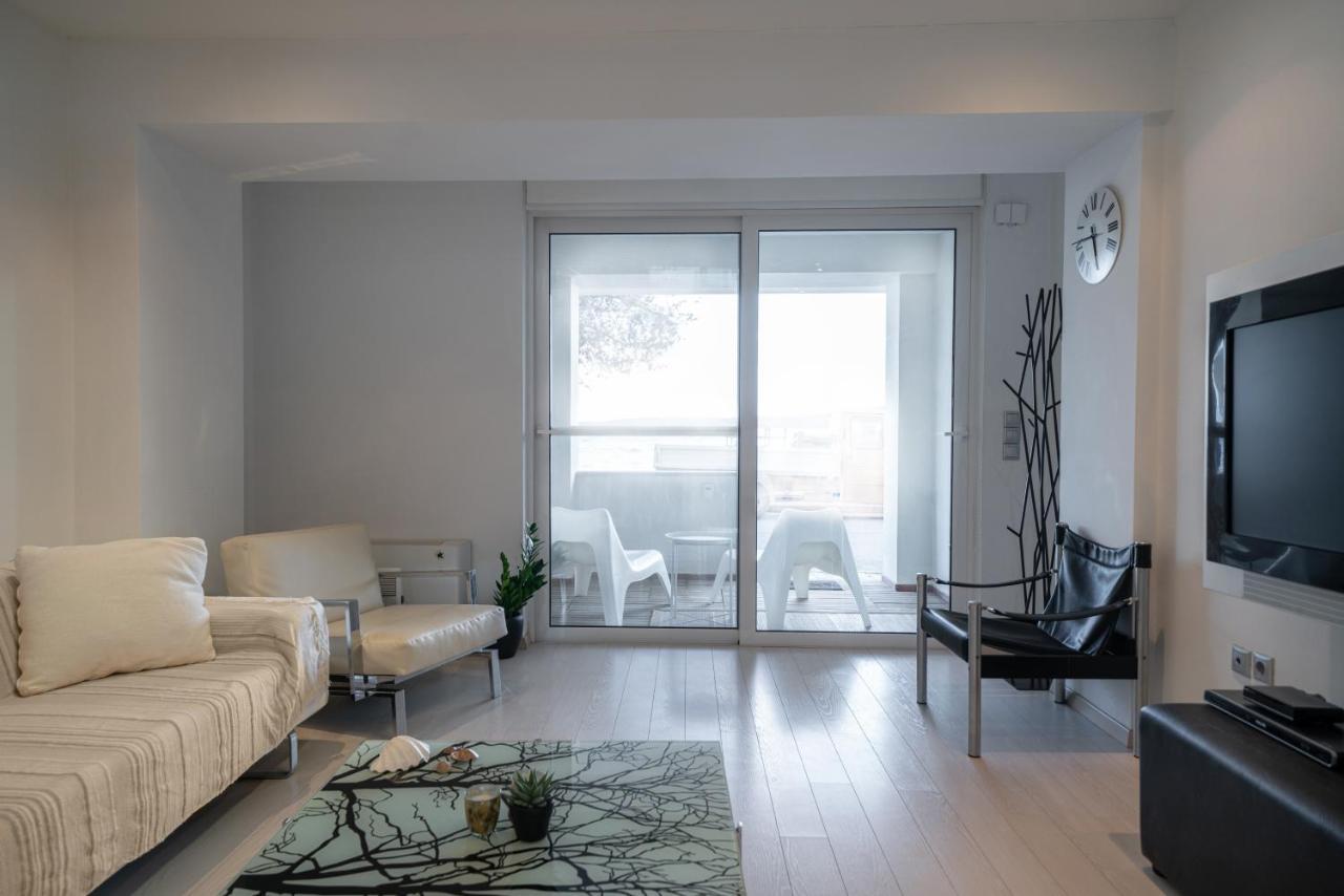 Seaside Maisonette In Itéa Kültér fotó